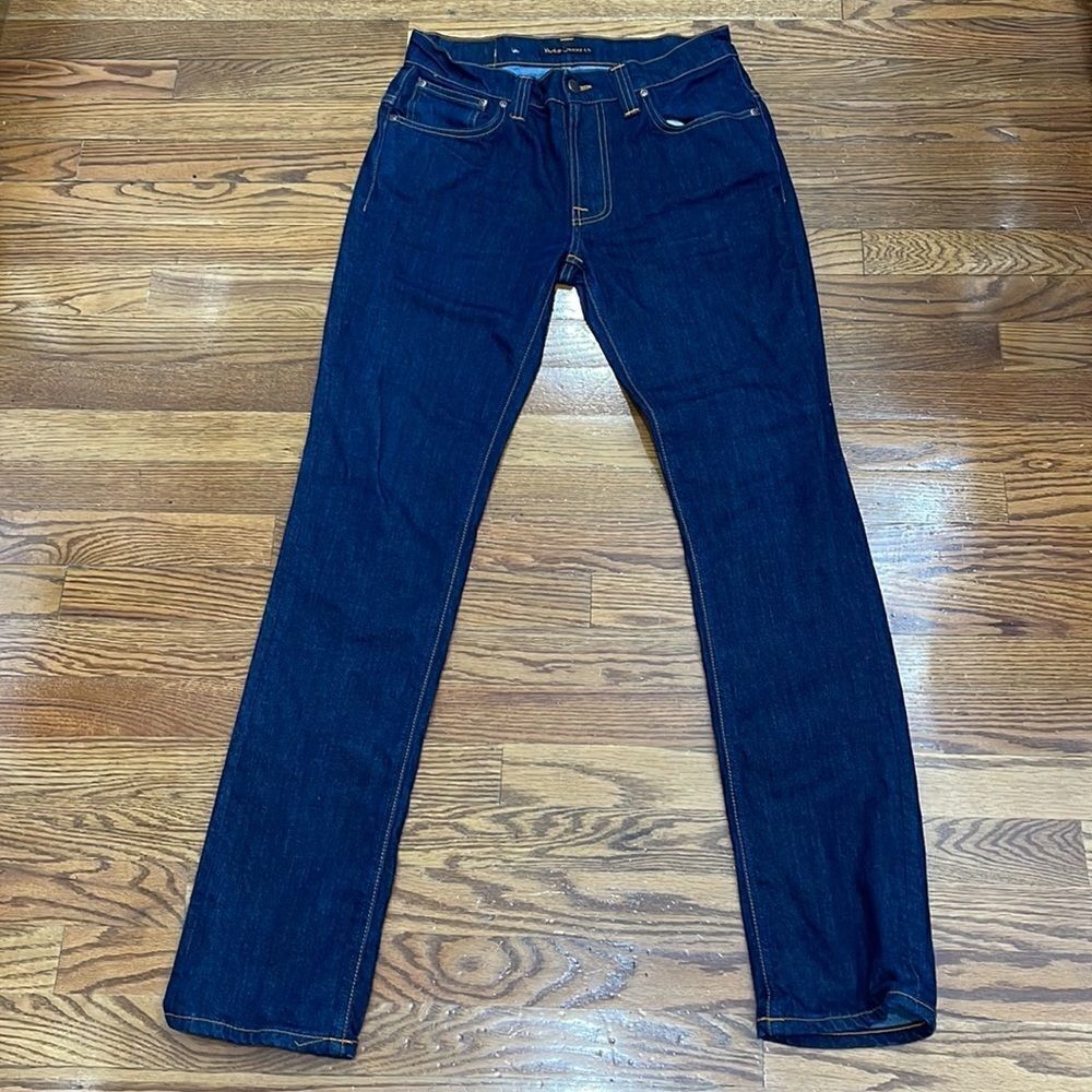 Nudie Thin Finn Jeans | Dark Wash